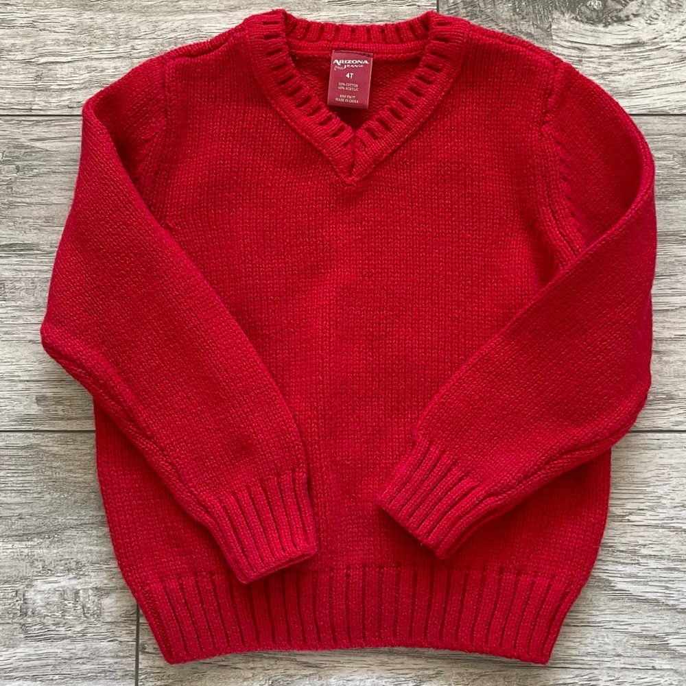 Arizona Kids V-neck Sweater.
